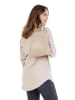 Cluty City-Rucksack echt Leder in beige