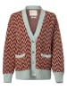 Gant Strickjacke in bordeaux beige