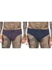NORMANN Rio Slip Dess - 66418 in Ringel marine/weiß
