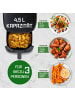 Gourmetmaxx GOURMETmaxx Heißluftfritteuse, 4,5 l - Farb-Icons, LED-Touchscreen - 8 Programm