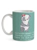 Mr. & Mrs. Panda Kaffeebecher Sekretärin Geheimnisträgerin mit S... in Meeresbrise