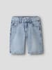 name it Shorts in Light Blue Bleached Denim
