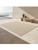 KADIMA DESIGN Teppich Outdoor Waschbar Einfarbig MALOJA Strapazierfähig OEKO-TEX in Beige