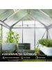 Outsunny Gewächshaus 190L x 132B x 201H cm Grau+Transparent