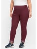 sheego Leggings in weinrot