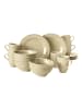Seltmann Weiden 18er Set Frühstücks-Set Beat Color Glaze in Sandbeige