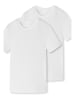 Schiesser T-Shirts 2er-Pack Basic Kids in weiß