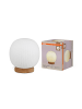 Osram Decor Glass Lantern Tischleuchte E27 Holz 310mm