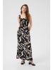Kaffe Kleid KAmartha Regular fit in Black/Nature Organic Lines
