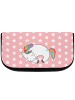 Mr. & Mrs. Panda Kosmetiktasche Einhorn Nacht ohne Spruch in Rot Pastell