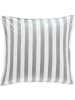 Erwin Müller Edel-Flanell Kuschelkissenbezug in silber-weiß