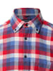Andrew James Flanellhemd in blau rot - 0005