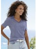 Vivance by Lascana Poloshirt in blau-creme