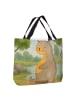 Mr. & Mrs. Panda Schultertasche Otter Bauch Design ohne Spruch in Weiß