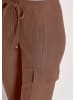 MADELEINE Cargo-Jerseyhose mit Kordelzug in espresso