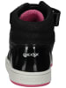 Geox Sneaker in Schwarz/Pink