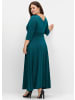sheego Abendkleid in petrol