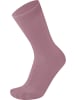 normani 3 Socken aus Cashmere und Merinowolle mit Komfortbund in Rosa/Mauve/Lavendel