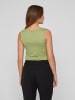 Vila Top U-Boot-Ausschnitt Figurbetont in Grün