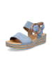 Gabor Fashion Plateau-Sandalette in jeans blau