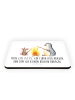 Mr. & Mrs. Panda magnet Pinguin Lagerfeuer mit Spruch in Weiß