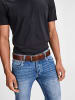 Jack & Jones Ledergürtel JACPAUL Belt Echt Leder Jeans Hosen Gürtel in Braun