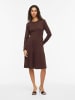 Vila Pulloverkleid in Coffee Bean