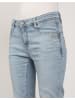 GANG JEANS 94AMELIE CROPPED - Relaxed Fit in Bleached Light Blue