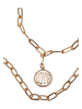 Urban Classics Urban Classics Damen Love Basic Necklace in gold