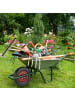 relaxdays Schubkarrenrad in Schwarz/ Rot - 4.80 4.00-8