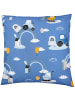 TupTam Kinder Kissenbezug Dekorativ Gemustert in blau/grau