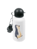 Mr. & Mrs. Panda Kindertrinkflasche Pinguin marschieren ohne Spruch in Weiß