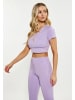 IZIA Damen Crop-Top in Lavendel