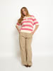 Peppercorn Pullover in Pink Lemonade Stripe
