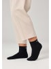 SNOCKS Retro Sneaker Socken aus Bio-Baumwolle 4 Paar in Schwarz (SNOCKS)
