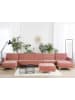 Beliani 2-tlg Modulsofa ABERDEEN in Rosa/Gold