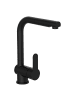 Franz Joseph Schütte LONDON Spültischarmatur, Schwarz matt, mit herausziehbarem Auslauf