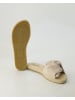 Espadrij Pantoletten in Beige