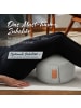 DoYourFitness Yoga-Kissen Vishnu gefüllt Buchweizen grau rund grau