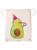 Mr. & Mrs. Panda Sportbeutel Avocado Feier ohne Spruch in Creme