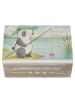 Mr. & Mrs. Panda Box Panda Angeln Design ohne Spruch in Weiß