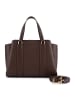 Seidenfelt Nelma Schultertasche 27.5 cm dark brown