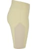 Urban Classics Urban Classics Damen Ladies Color Block Cycle Shorts in softyellow/softseagrass