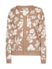 Sidona Damen Pullover in TAUPE WOLLWEISS