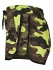 Urban Classics Hotpants in frozenyellow camo