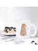 Mr. & Mrs. Panda Kaffeetasse Alpaka Fahne ohne Spruch in Transparent