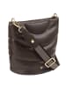 DuDu Barbara Schultertasche Leder 24.5 cm coffee brown