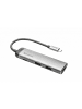 COFI 1453 Hub, Multiport, 2x USB 3.0-A, HDMI 4K - USB-C® Multiport-Hub in Silber