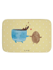 Mr. & Mrs. Panda Badevorleger Kaffee Bohne ohne Spruch in Gelb Pastell