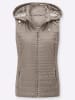 WITT WEIDEN Kapuzen-Weste in taupe